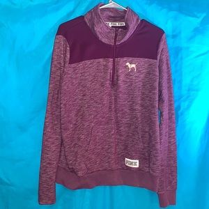 PINK half zip women’s size large